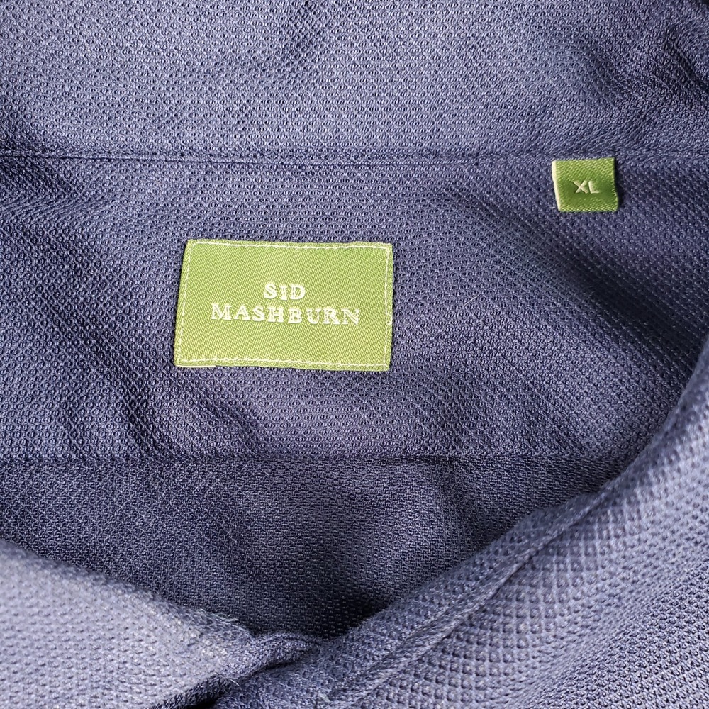 Sid Mashburn Button Down Shirt Textured Dress Shi… - image 2